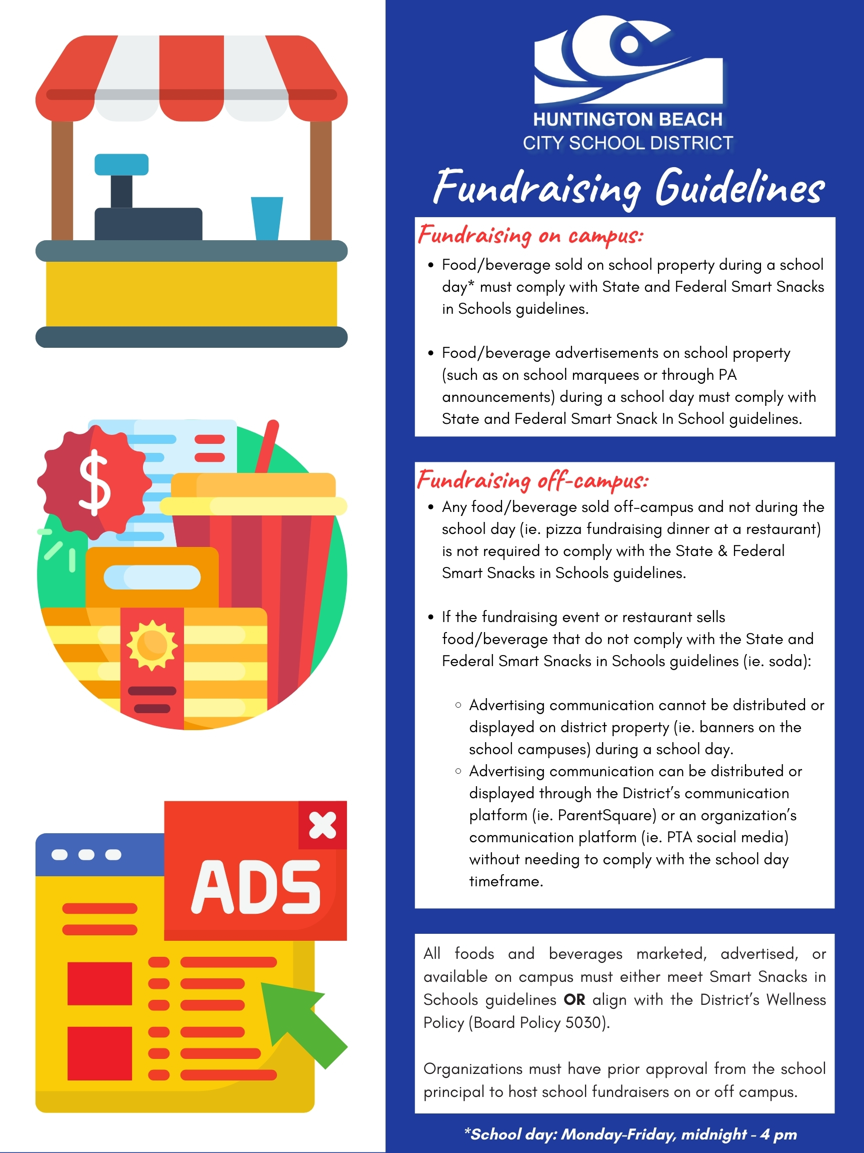 Food Services Fundraising Guidelines